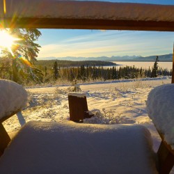 Views of Marsh Lake from the Cabin