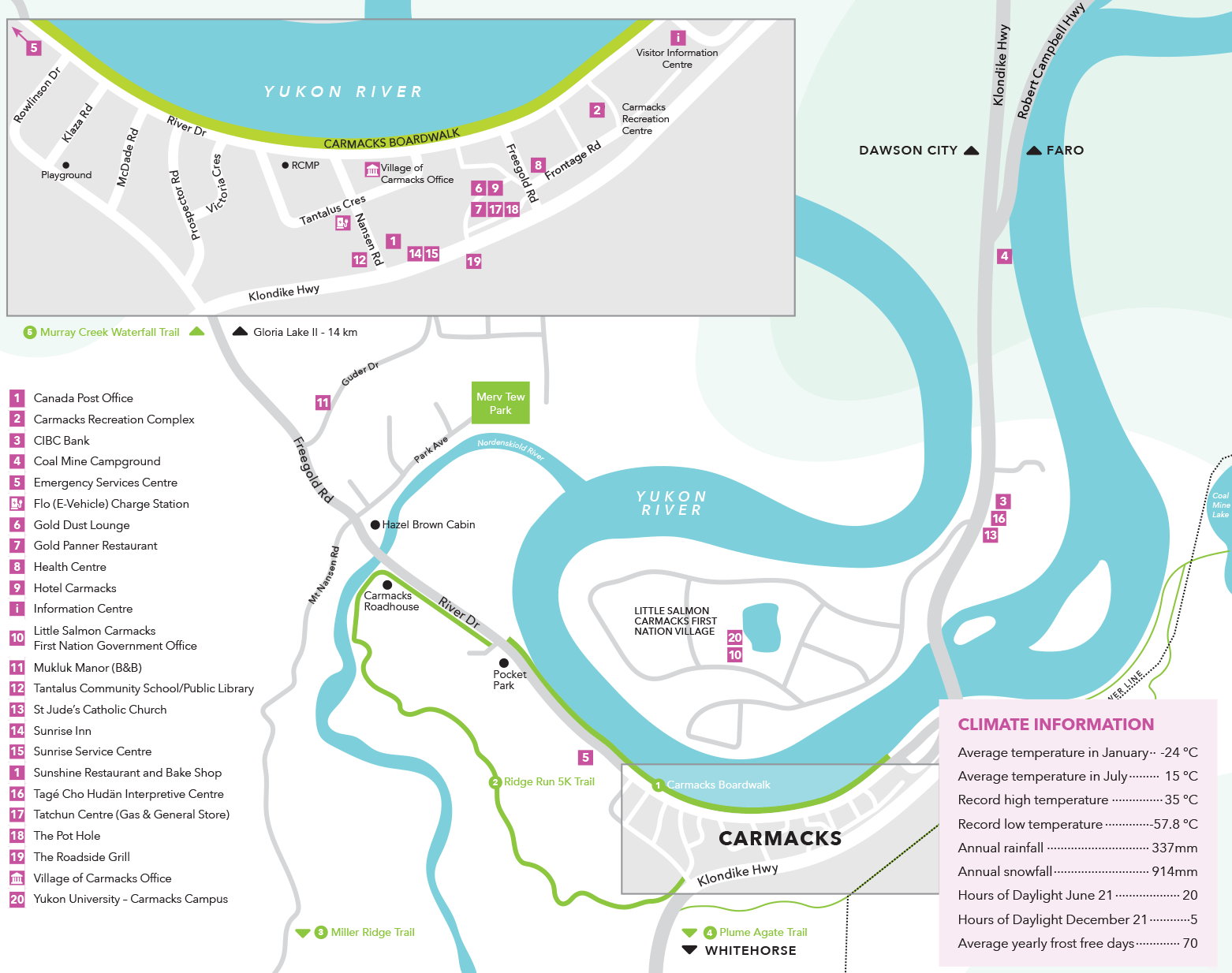 Carmacks Map