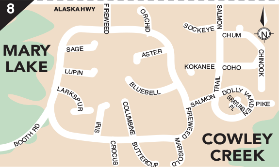 Mary Lake Map