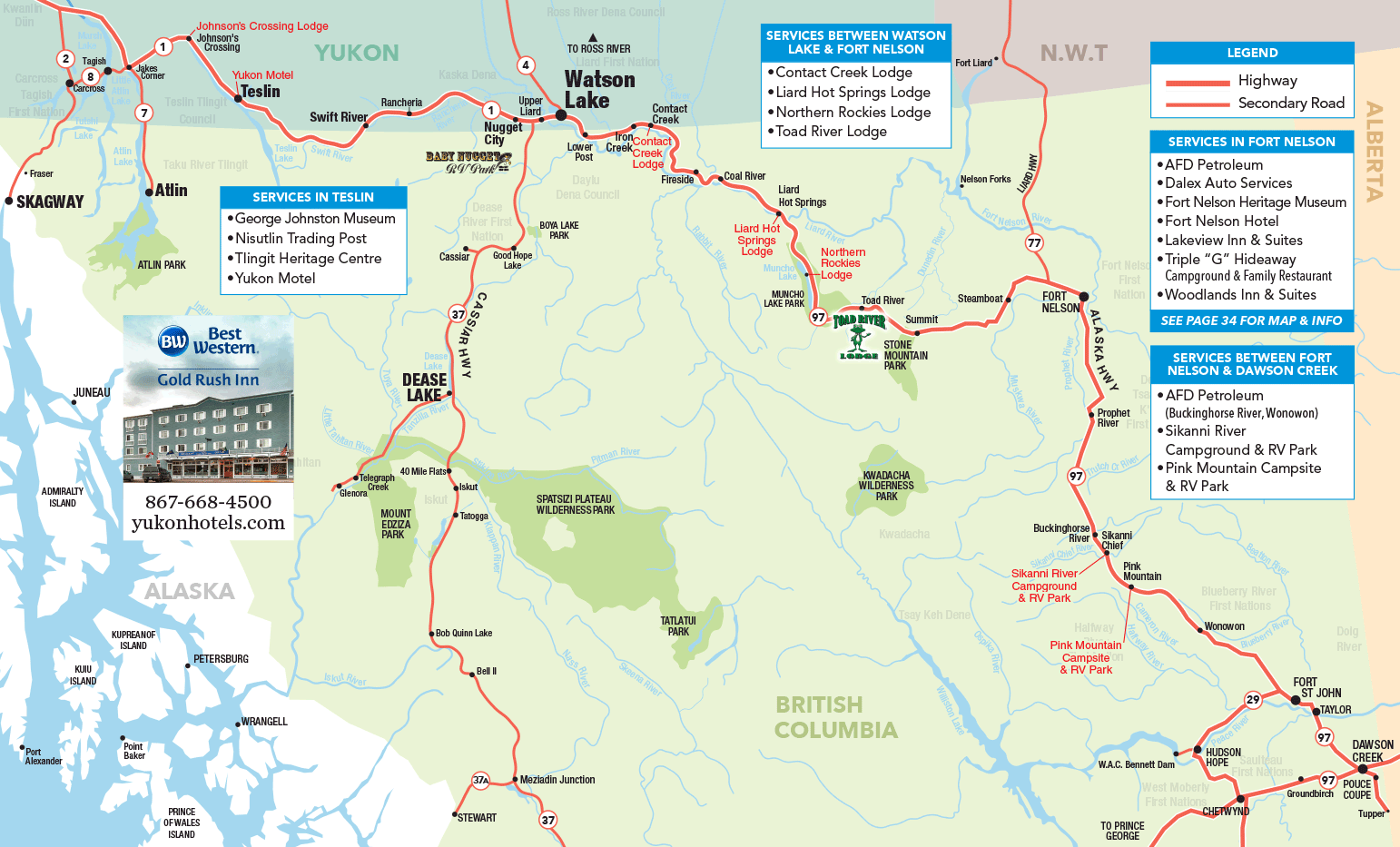 Northern BC Map