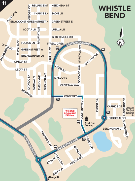 Whistle Bend Map