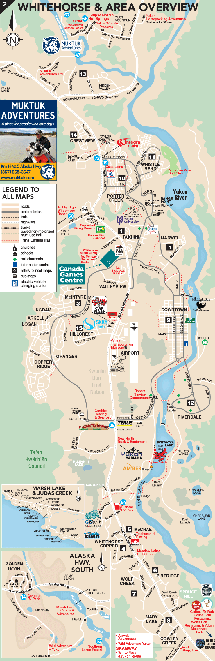 Whitehorse Overview Map